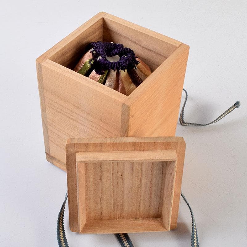 茶道具　備前焼　木村陶峰造　茶入　仕覆付　共箱　V　8750