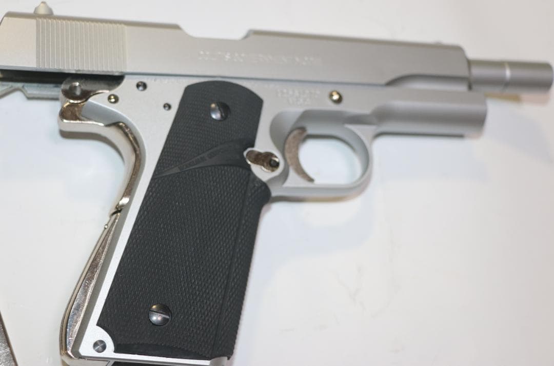 MGC　AＢＳ樹脂製モデルガン コルト GM　ＭＫⅣマットシルバーSPG合法品