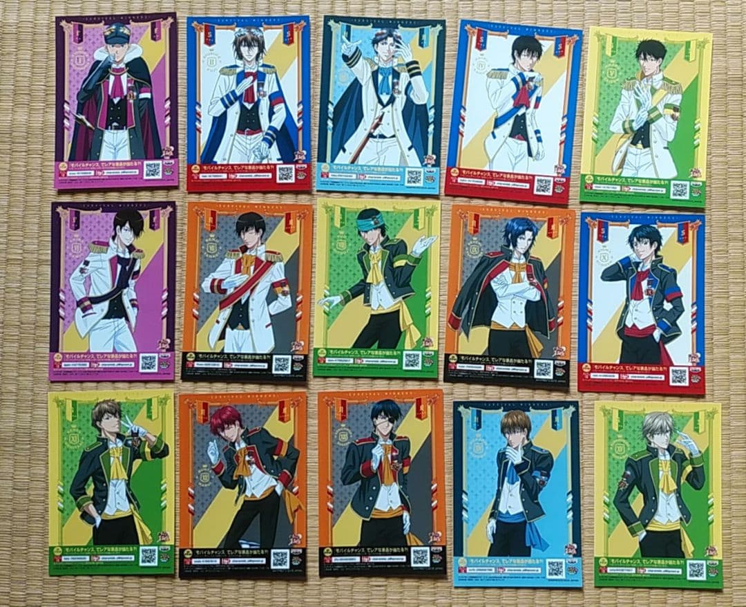 【匿名配送】テニスの王子様 プリントキャラマイド 15点 コンプセット