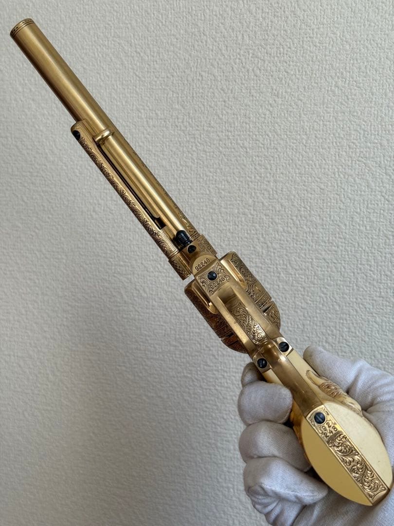 専用額縁付 マルシン コルト SAA ルーズベルト SMG 金属 モデルガン