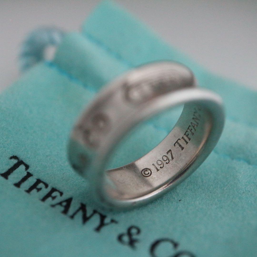 箱袋有り✨美品✨9号Tiffany1837シルバー925リングティファニー