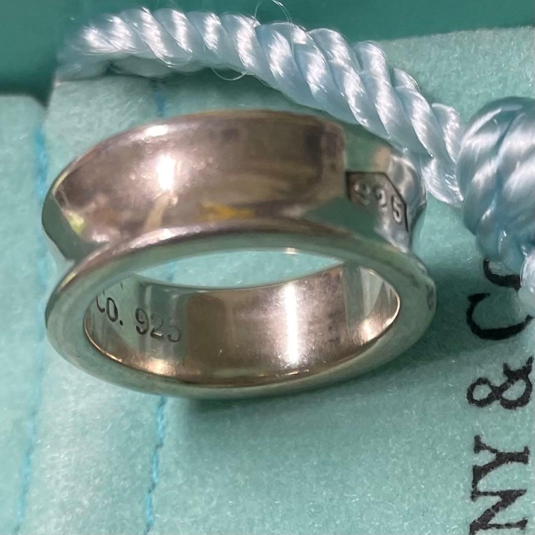 箱袋有り✨美品✨9号Tiffany1837シルバー925リングティファニー
