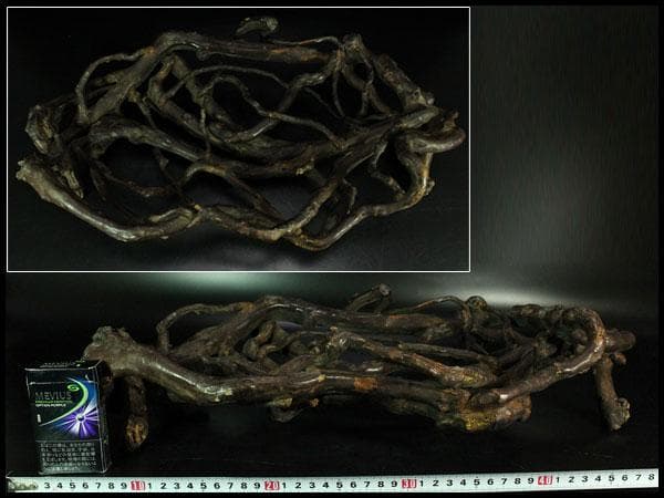 奇木 時代 根木 飾り台 自然木 55cmx30cm(K-RC951)