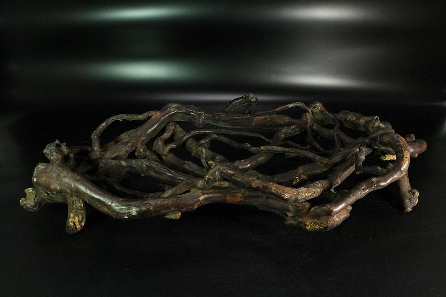 奇木 時代 根木 飾り台 自然木 55cmx30cm(K-RC951)