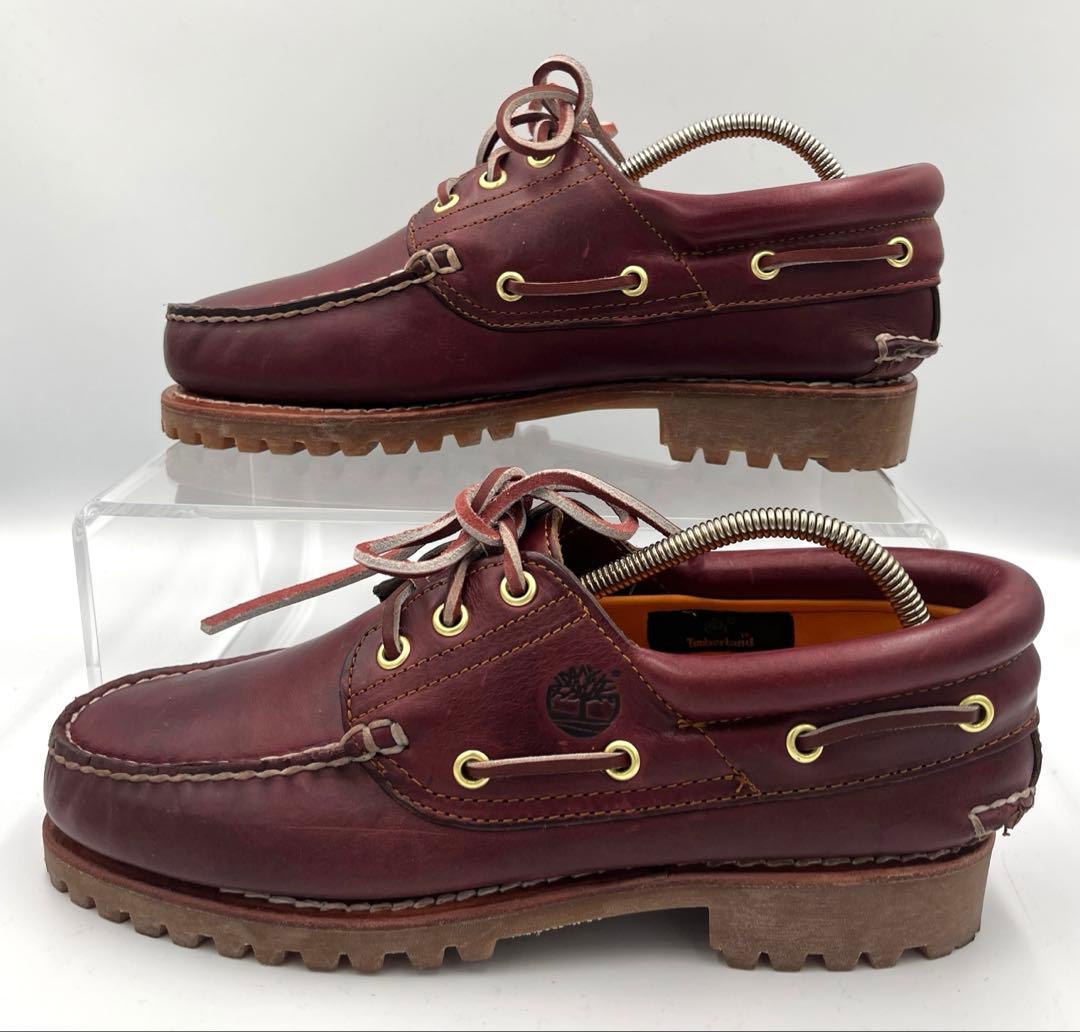【美品】Timberland 3eye classic lug Burgundy