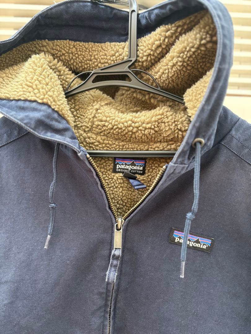 patagonia ラインドキャンバスフーディ