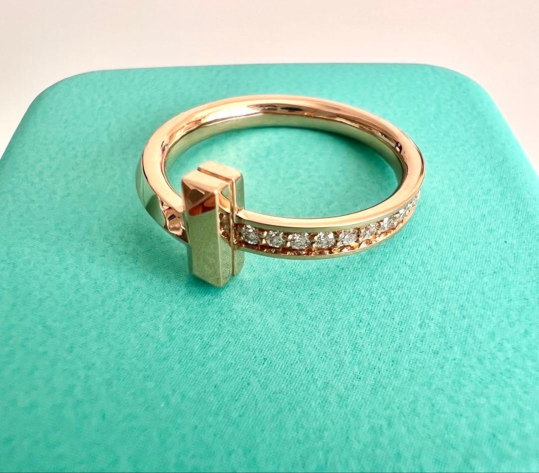 新品未使用【Tiffany】ティファニー Tワン リング ダイヤ