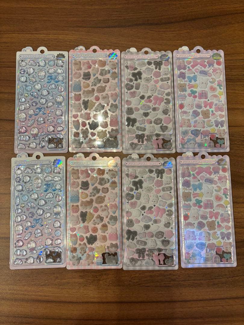 【正規品】ボンボンドロップシール フワフワドロップシール８枚