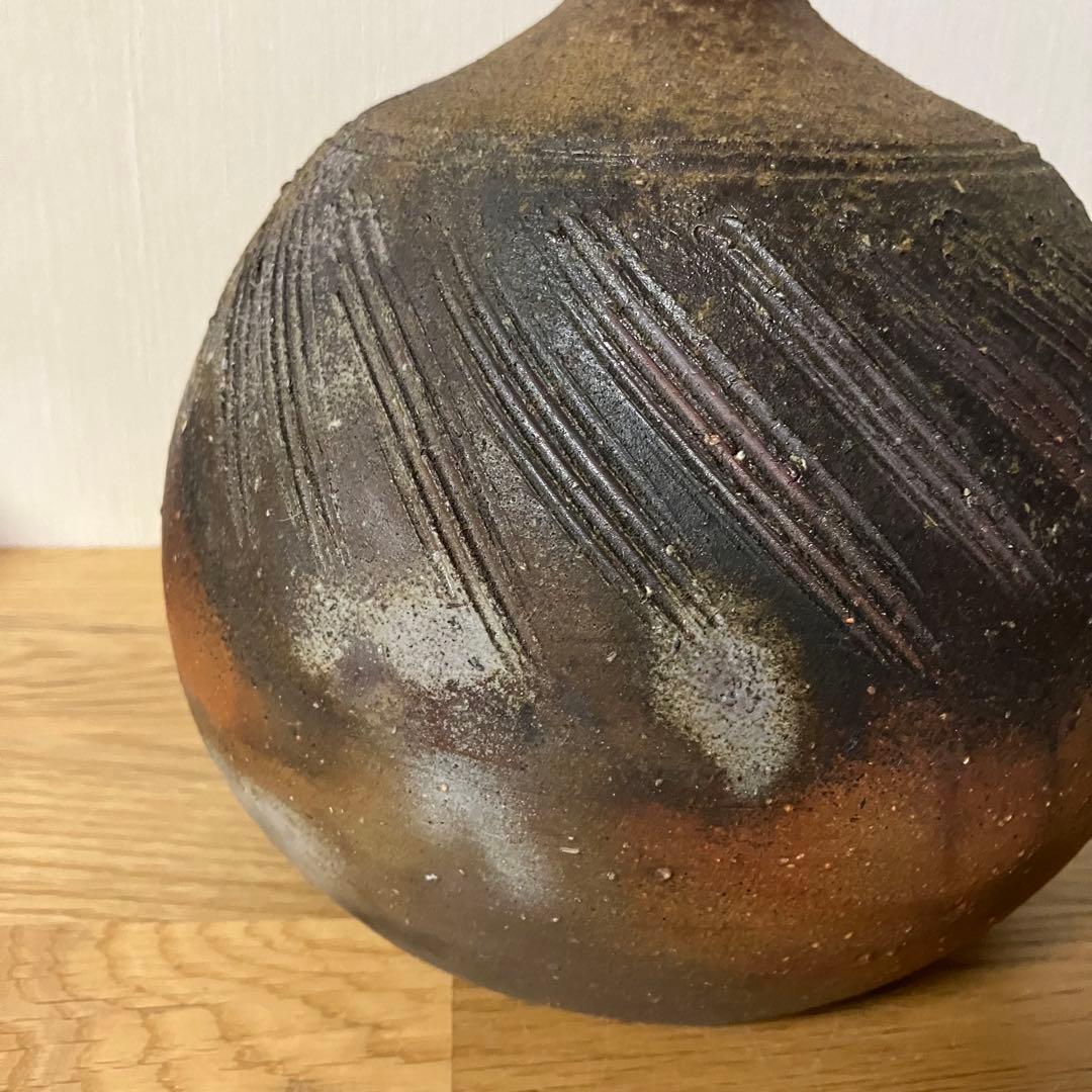 備前焼　一輪挿し　花瓶　花器