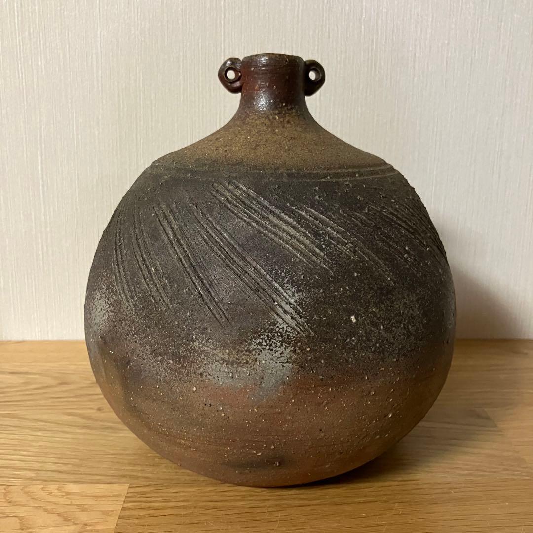 備前焼　一輪挿し　花瓶　花器