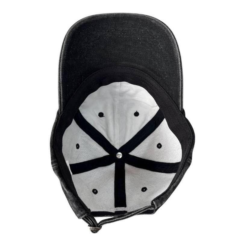 ●3120_1 Supreme キャップ ピグメント Sロゴ 6パネル 黒