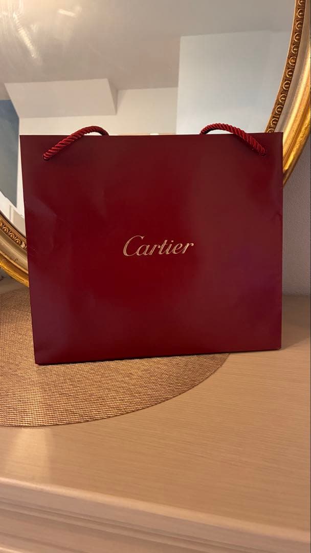 Cartier マイヨンパンテール ダイヤリングゴールド750 ハーフエタニティ