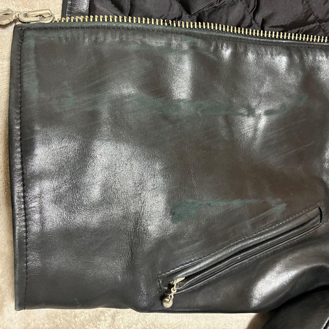 ハーレーダビットソン　古着　革ジャン　ライダース　レザー　Mサイズ　ジャケット