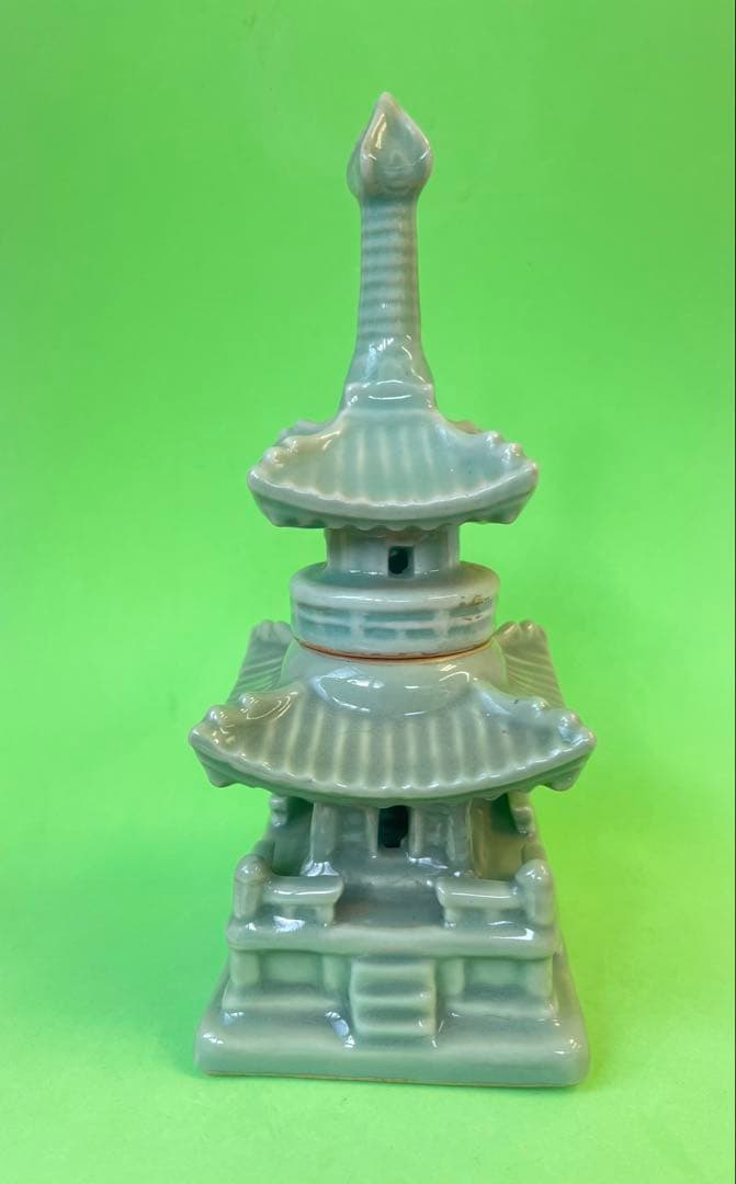 陶器製 二重塔 約21cm