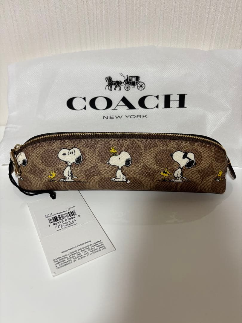 COACH×スヌーピー コラボペンケース★正規品