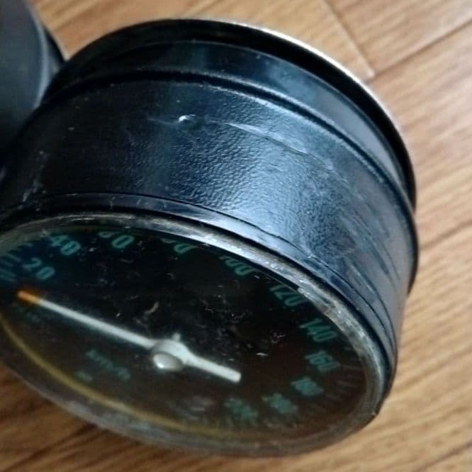 さっしぃ〜　　CB750fourKO国内スピードメーター当時物　青フリ