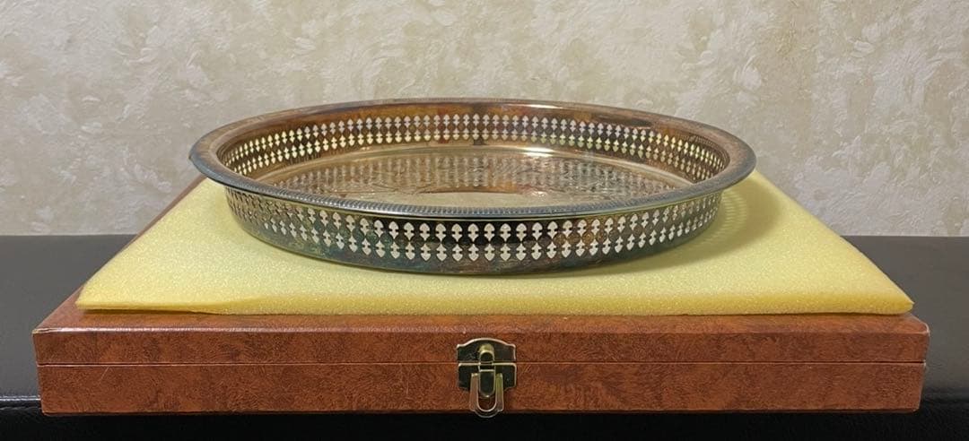 gorham シルバートレイ　お盆　アンティーク　昭和　レトロ　ビンテージ