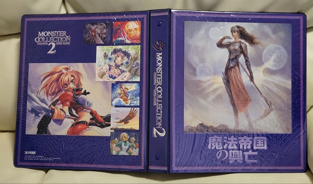 モンスターコレクション TCG 初版レア ファイルとカードのセットです。