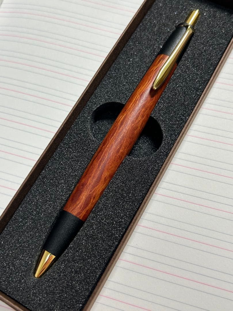 シーオーク シャーペン 0.5 真鍮 木製 ボナンペン