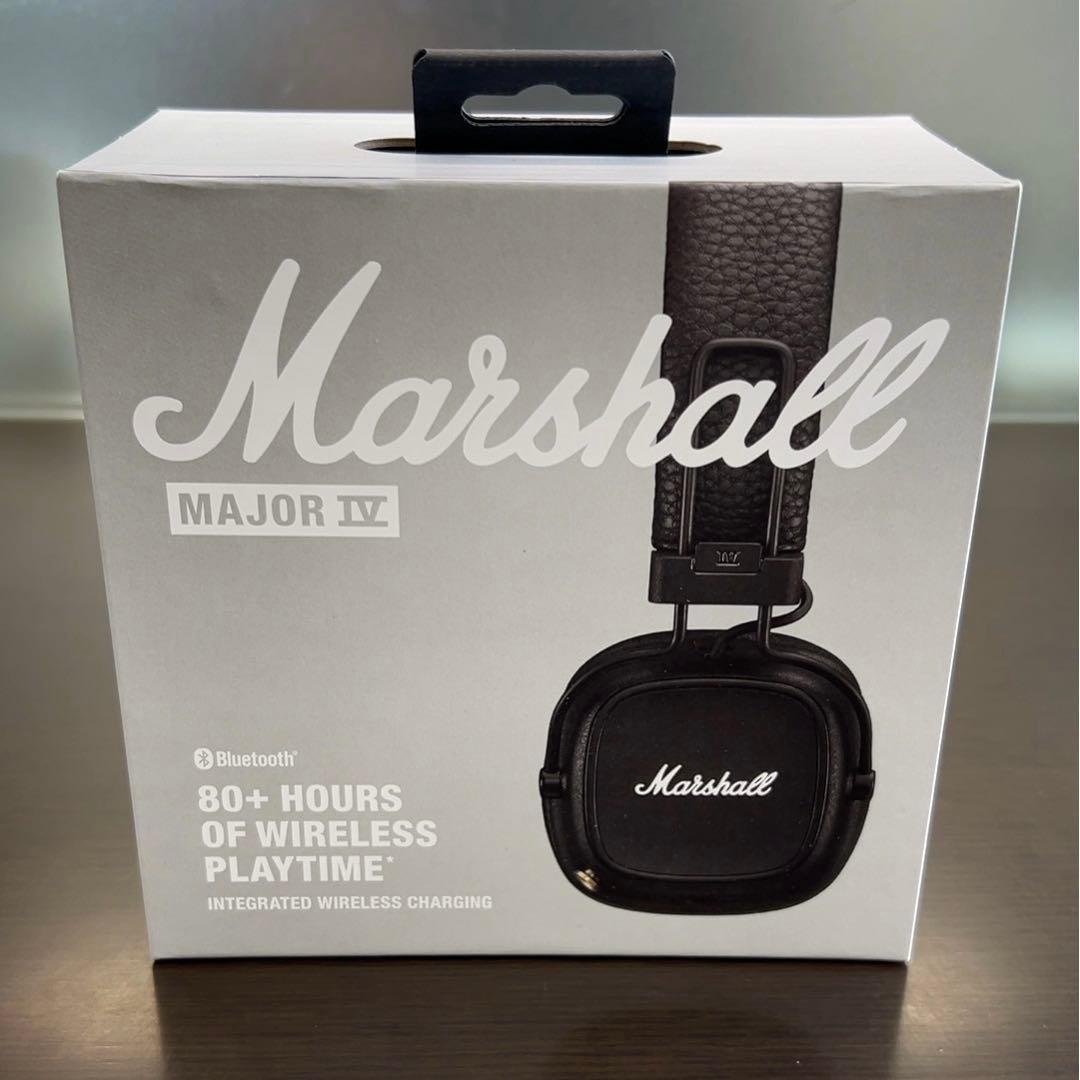 Marshall Major IV ワイヤレスオンイヤーヘッドホン　ブラック