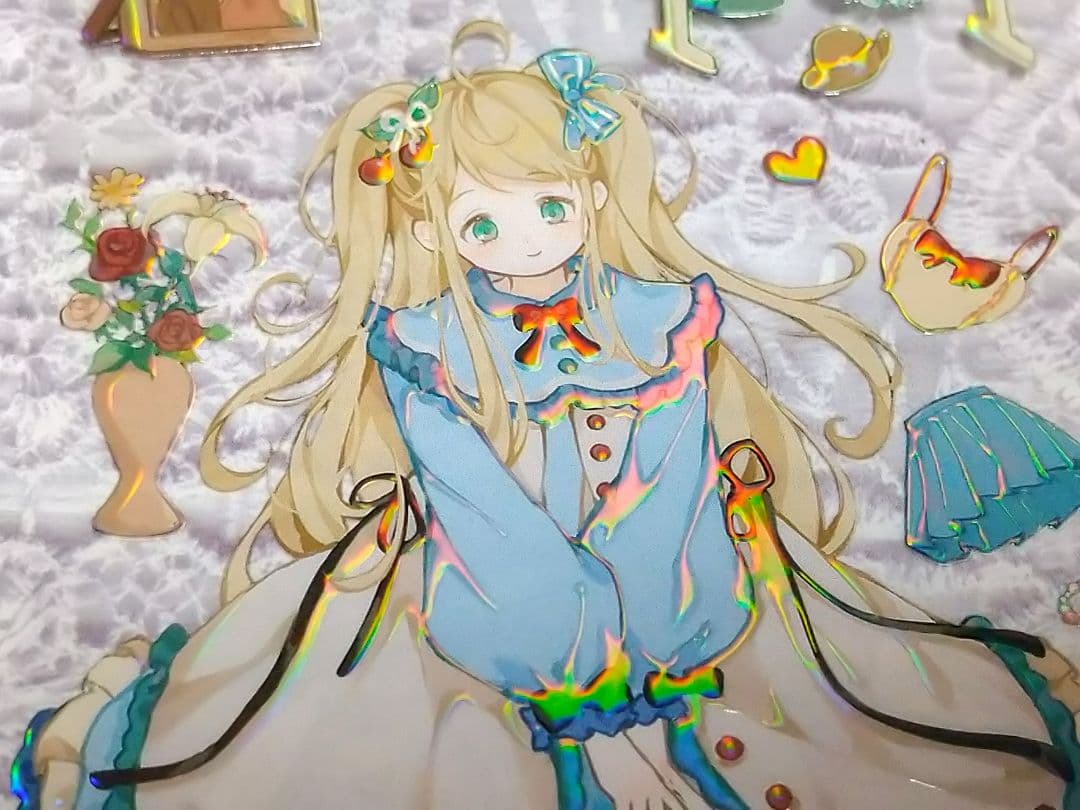 J381＃初冬糯糯(虹光)Likey切り売り海外人物マステ女の子