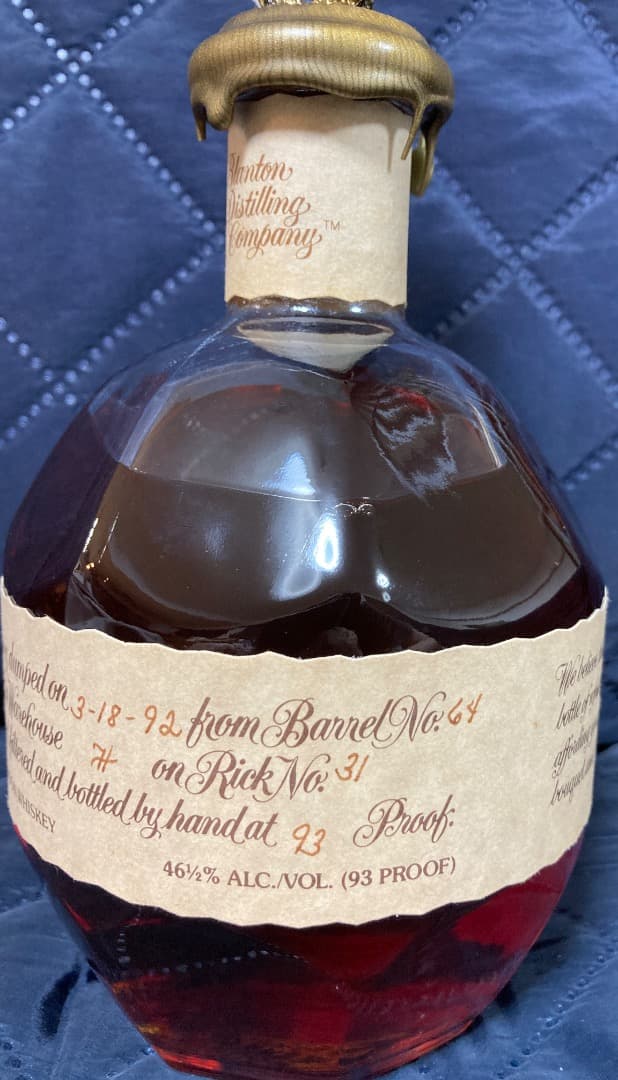 Blanton's Bourbon Whiskey 1992年ボトリング　未開封