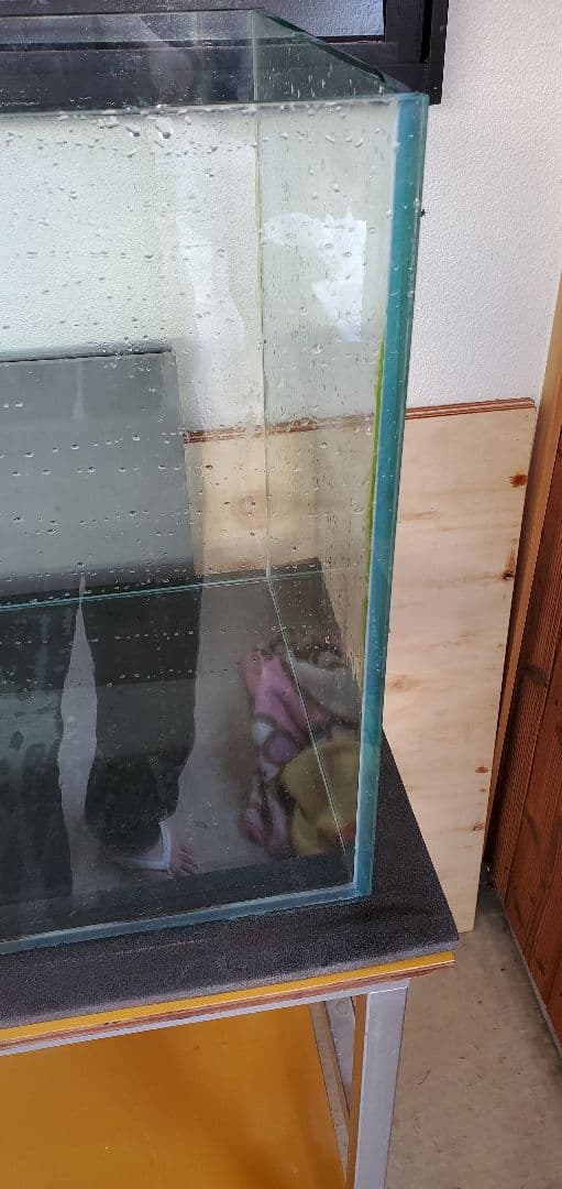 GEX900オールガラス水槽、水槽台、LED照明　引き取り限定