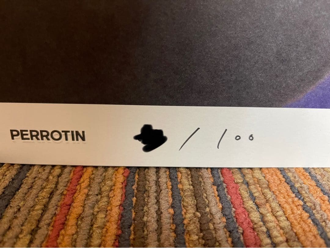 加藤泉 オフセットリトグラフポスター 直筆サイン入り 100ed限定