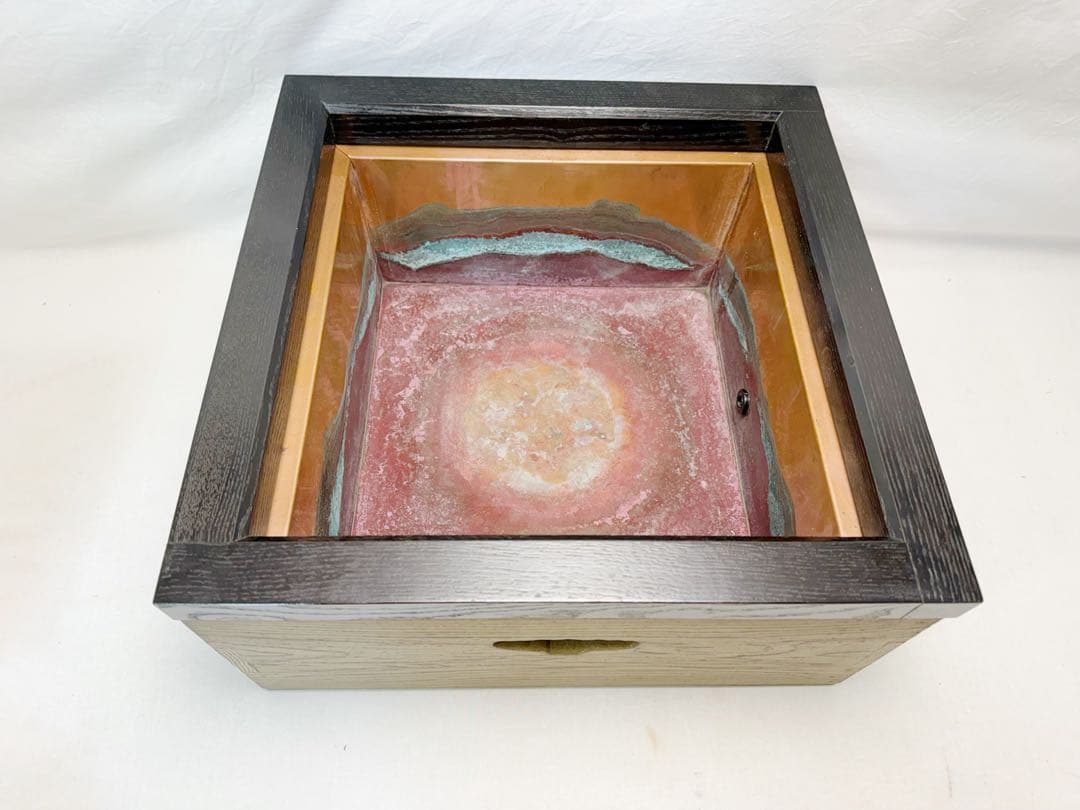 茶道具 焼杉 置炉 磨入子 野々田電熱器 2点セット