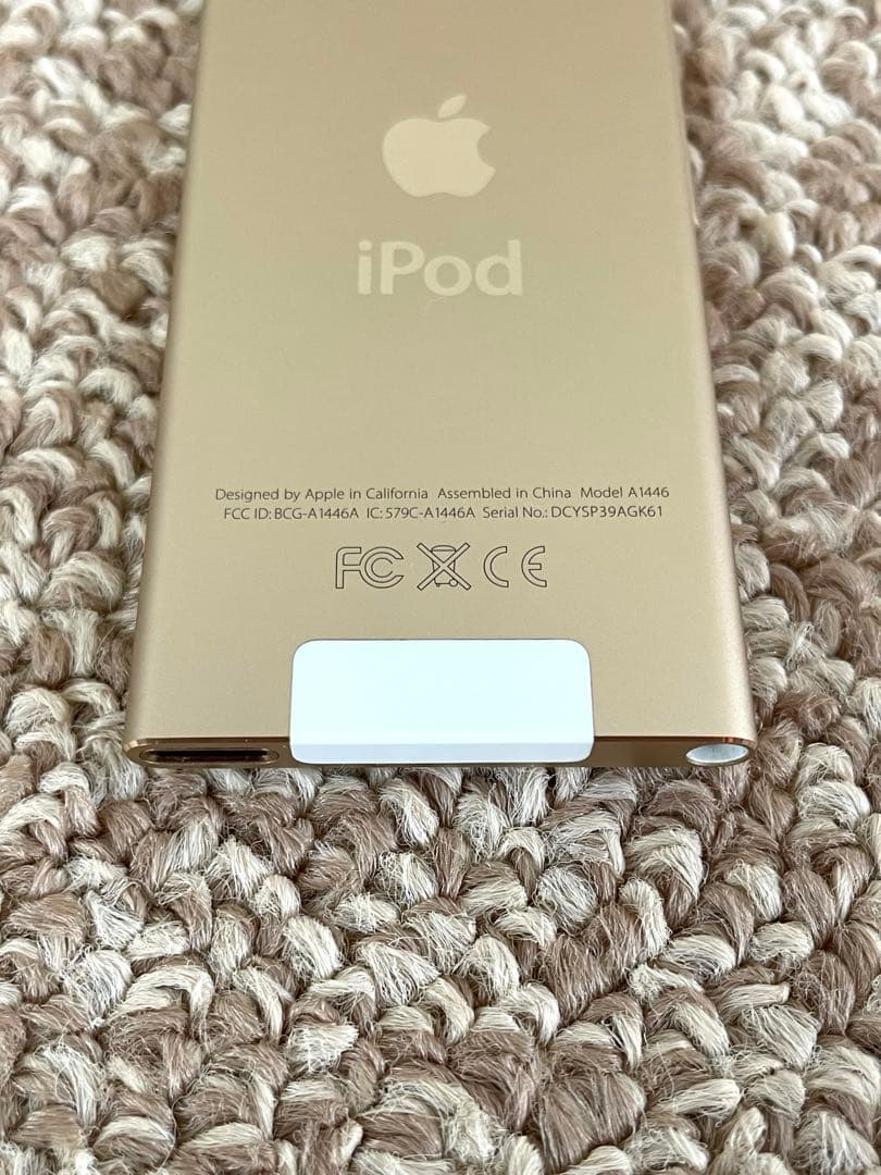 美品 iPod nano 第7世代 ゴールド2015年モデル Bluetooth