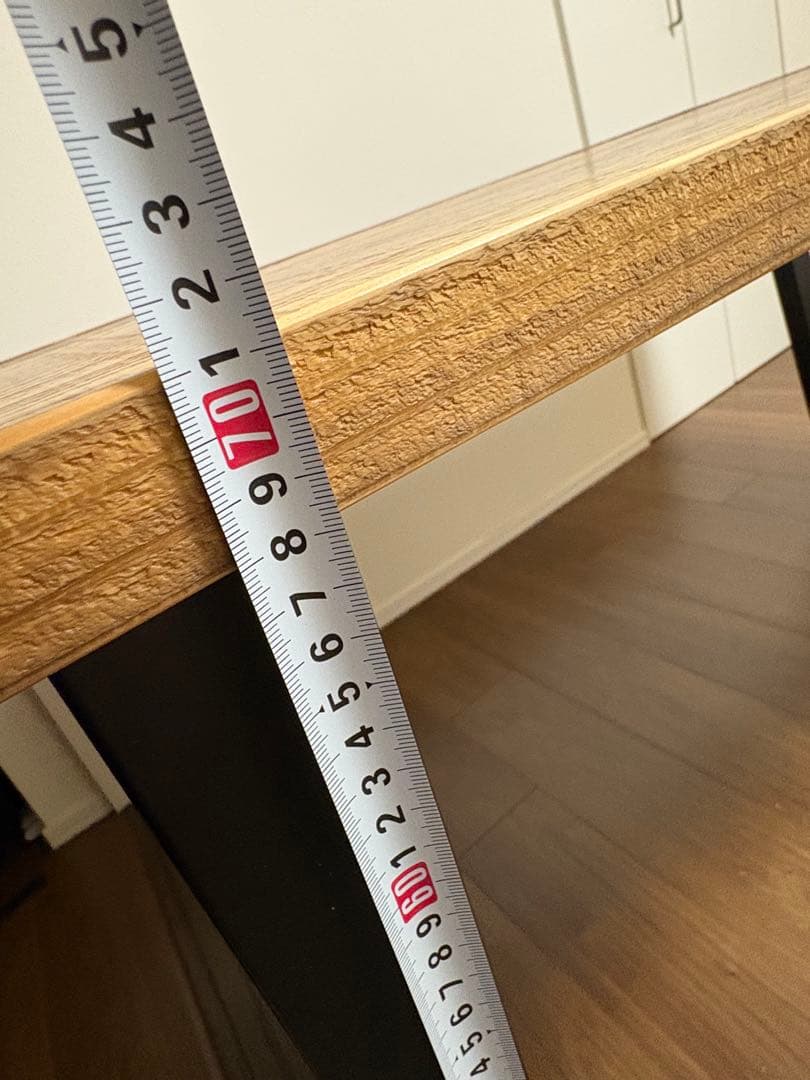 バツ送料込KANADEMONO ダイニングテーブル 140✖️70✖️71