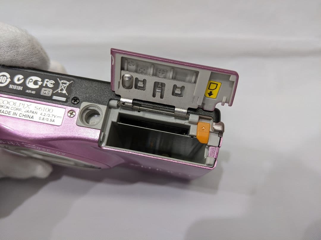 動作未確認品 Nikon COOLPIX S6100 ピンク 7倍ズーム