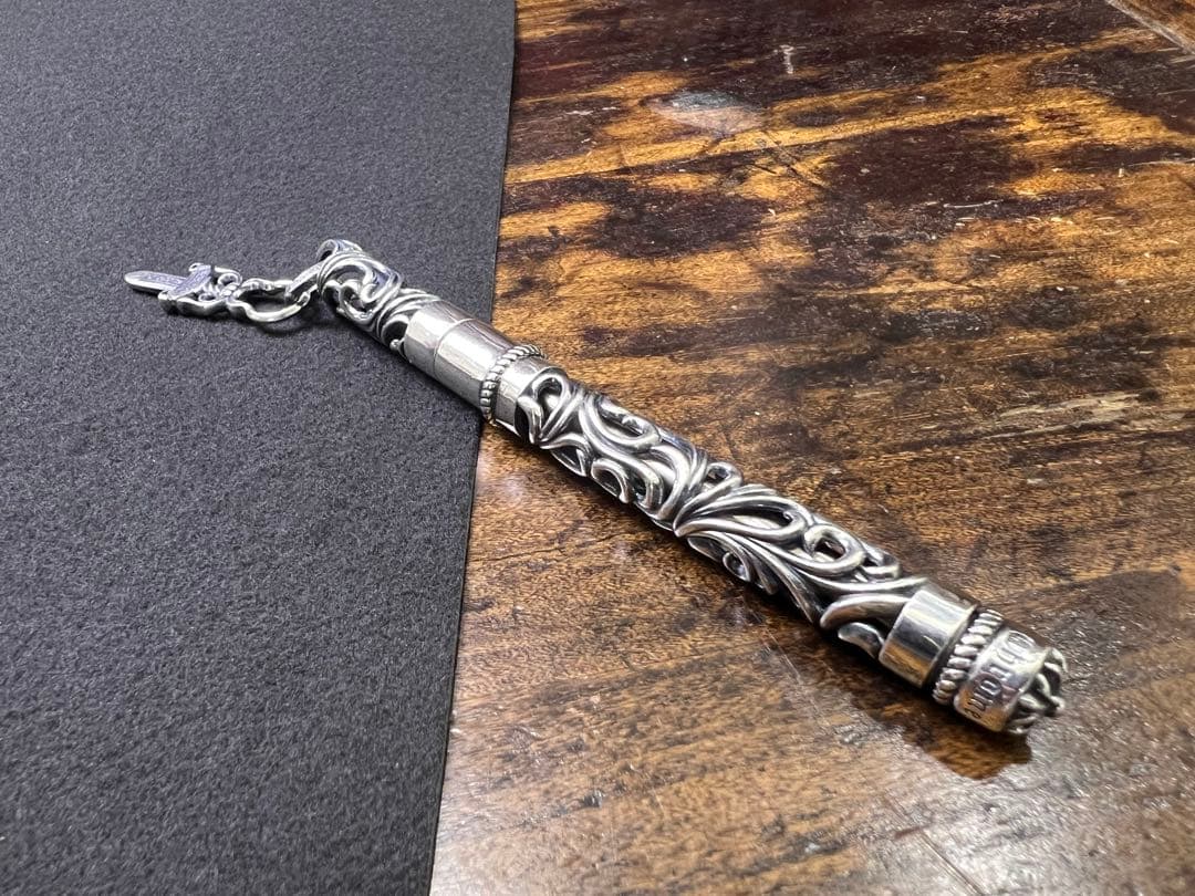 S925刻印有：重厚シルバーペンダントとしても使えるペン　SZB007