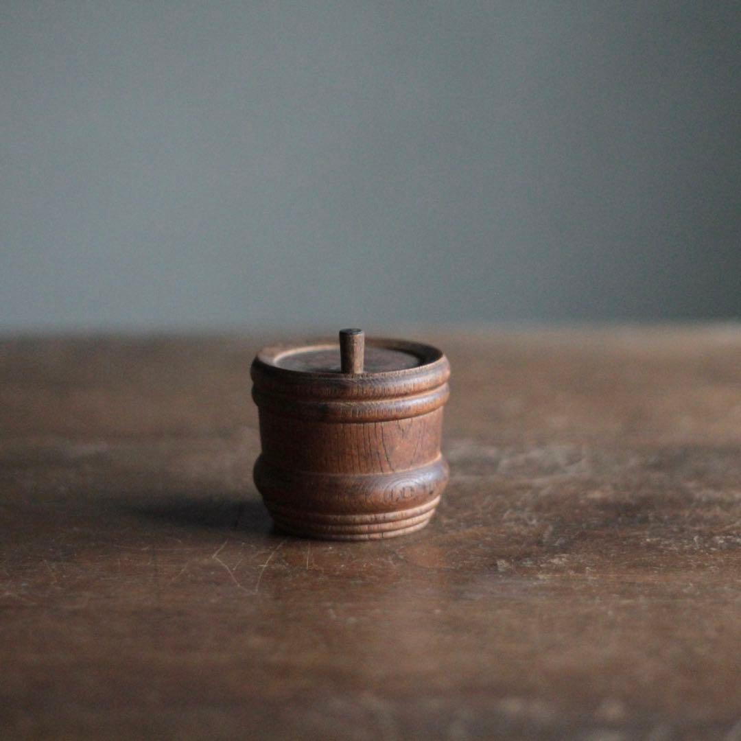 佳き木肌 古い 薬味入れ 古道具 アンティーク