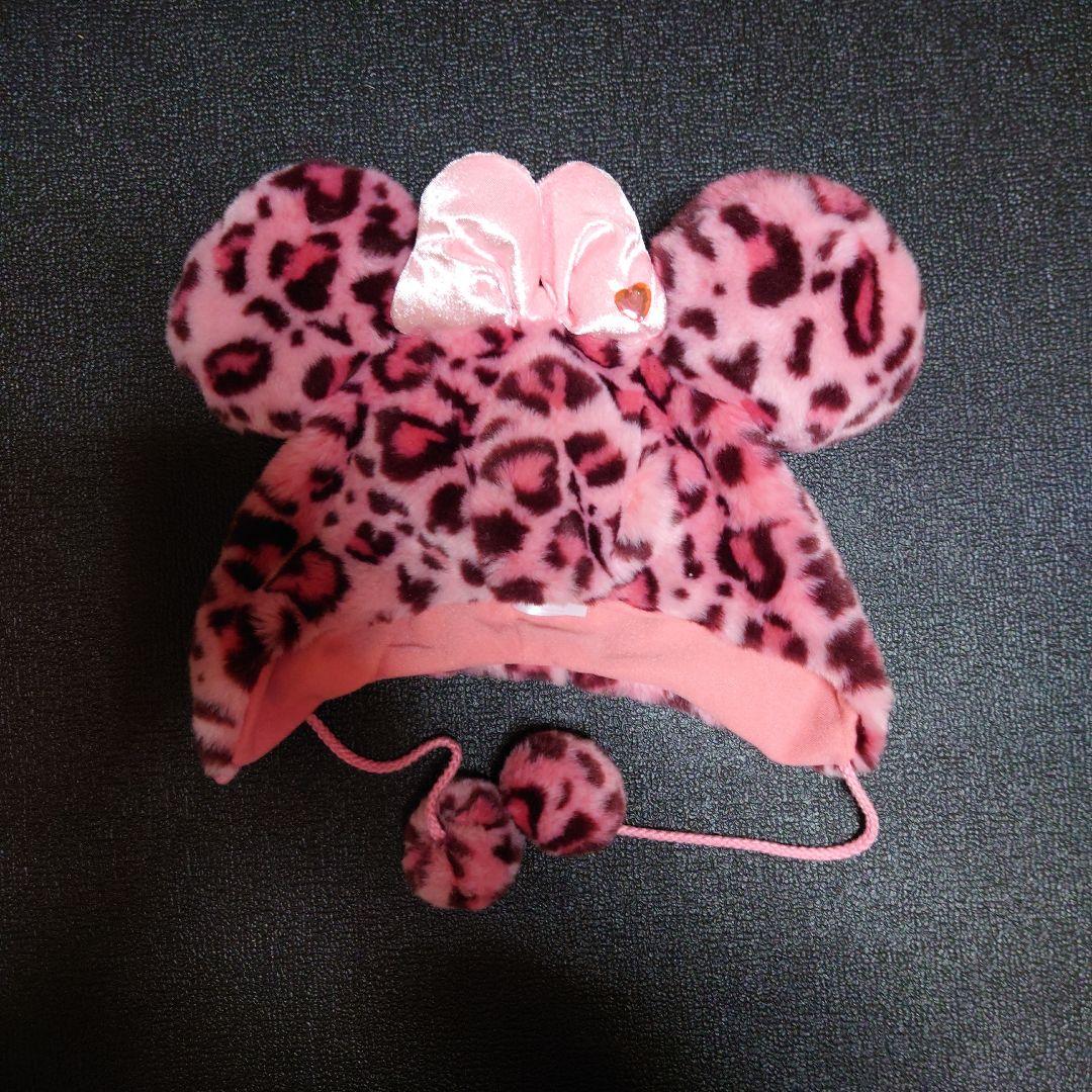 ディズニーピンクヒョウ柄 ファンキャップ