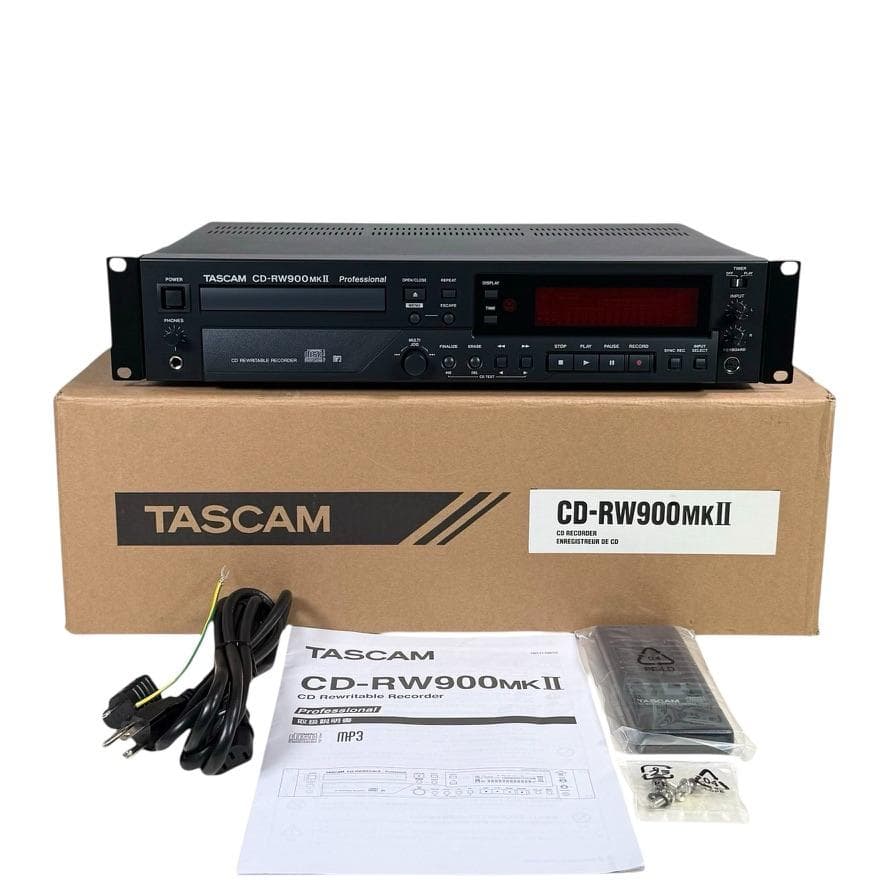 ◆美品・CD再生履歴0時間◆TASCAM CDレコーダー CD-RW900MK2