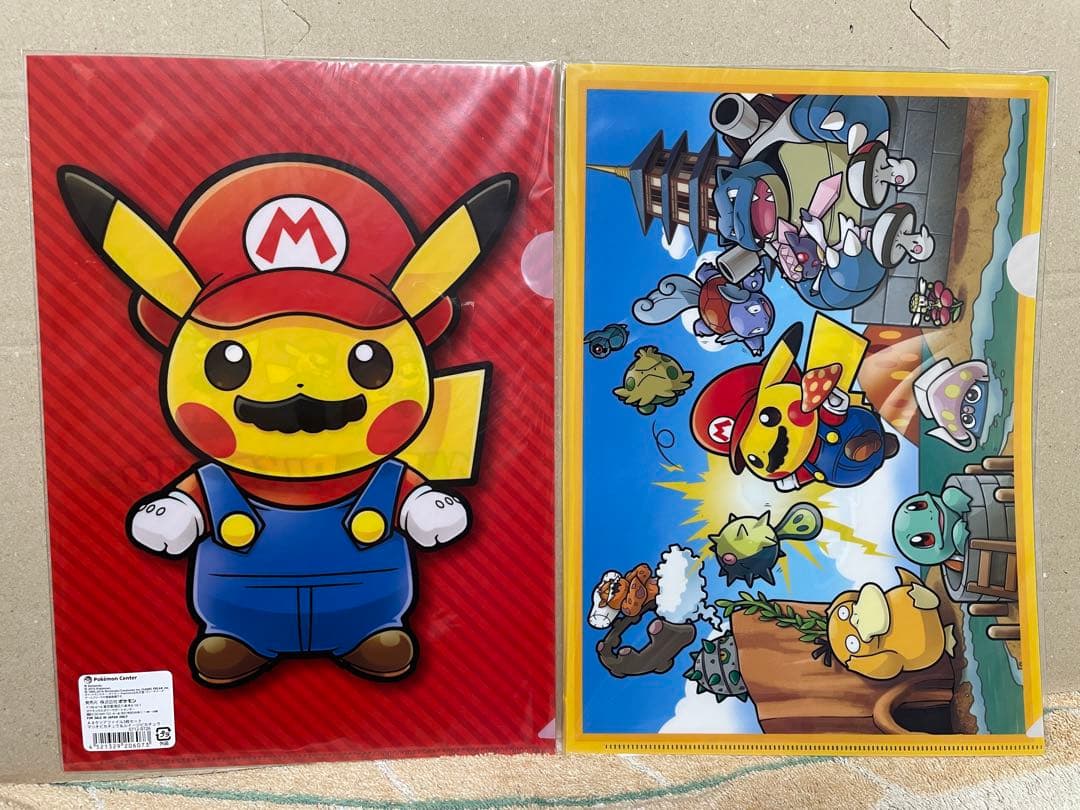 ポケモンセンター クリアファイル ポケモン×マリオブラザーズ