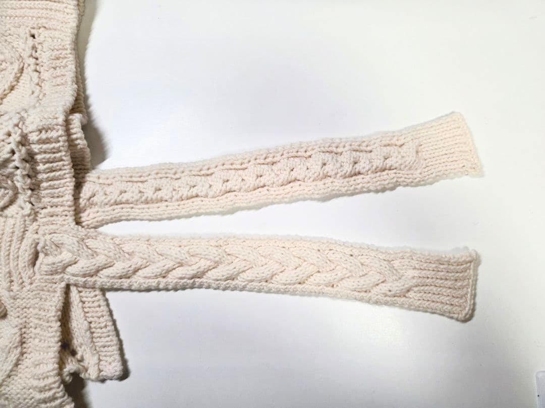 【yuki fujisawa】襟付きバラクラバ 白　ユキフジサワ