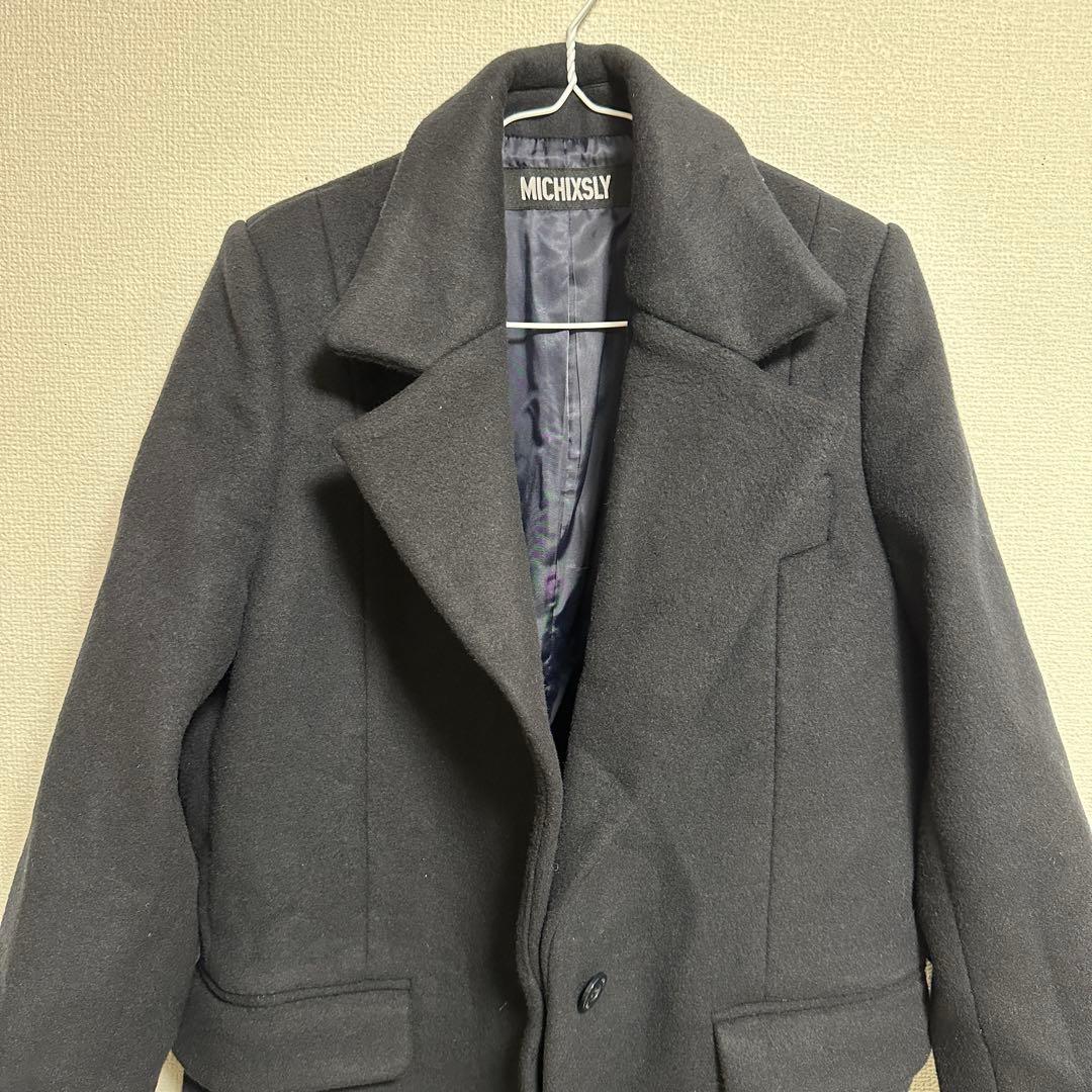 MICHYSLY チェスターコート　ネイビー