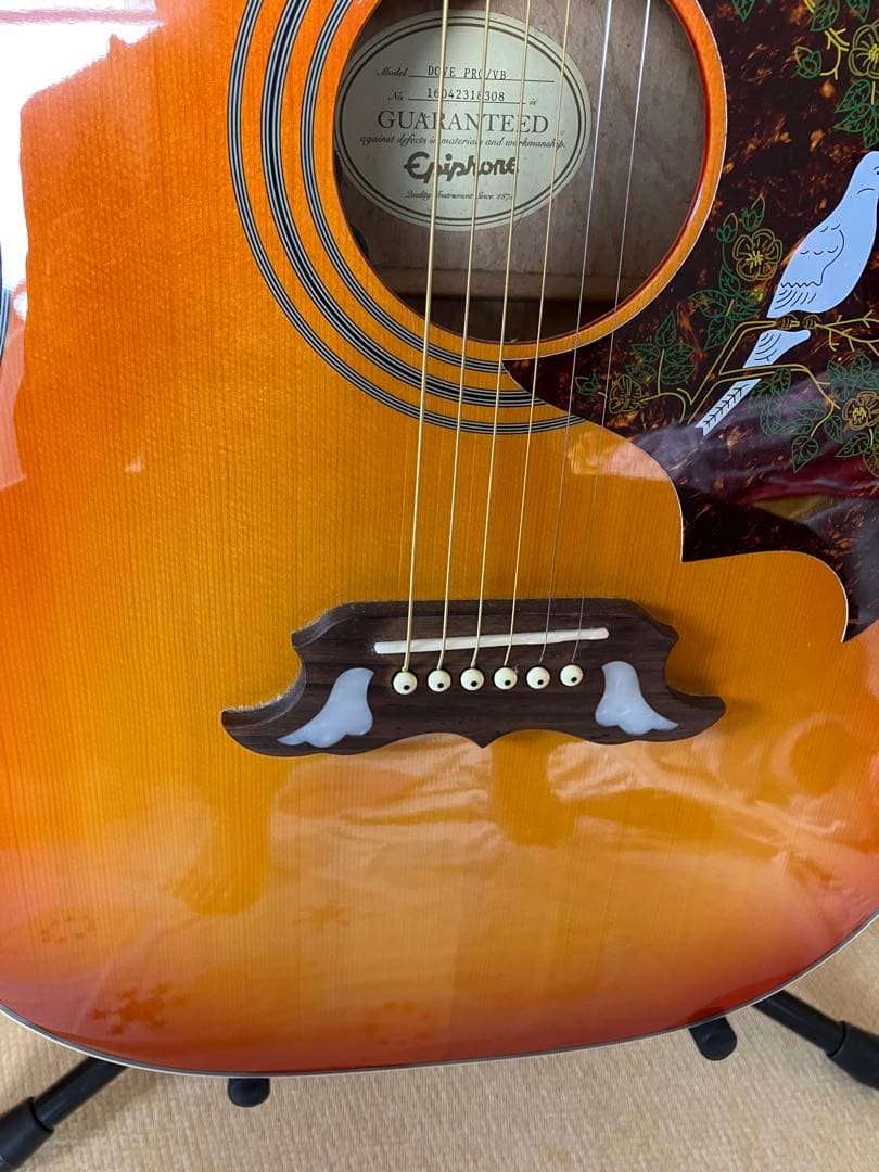 エピフォン Epiphone dove pro エレアコ　美品