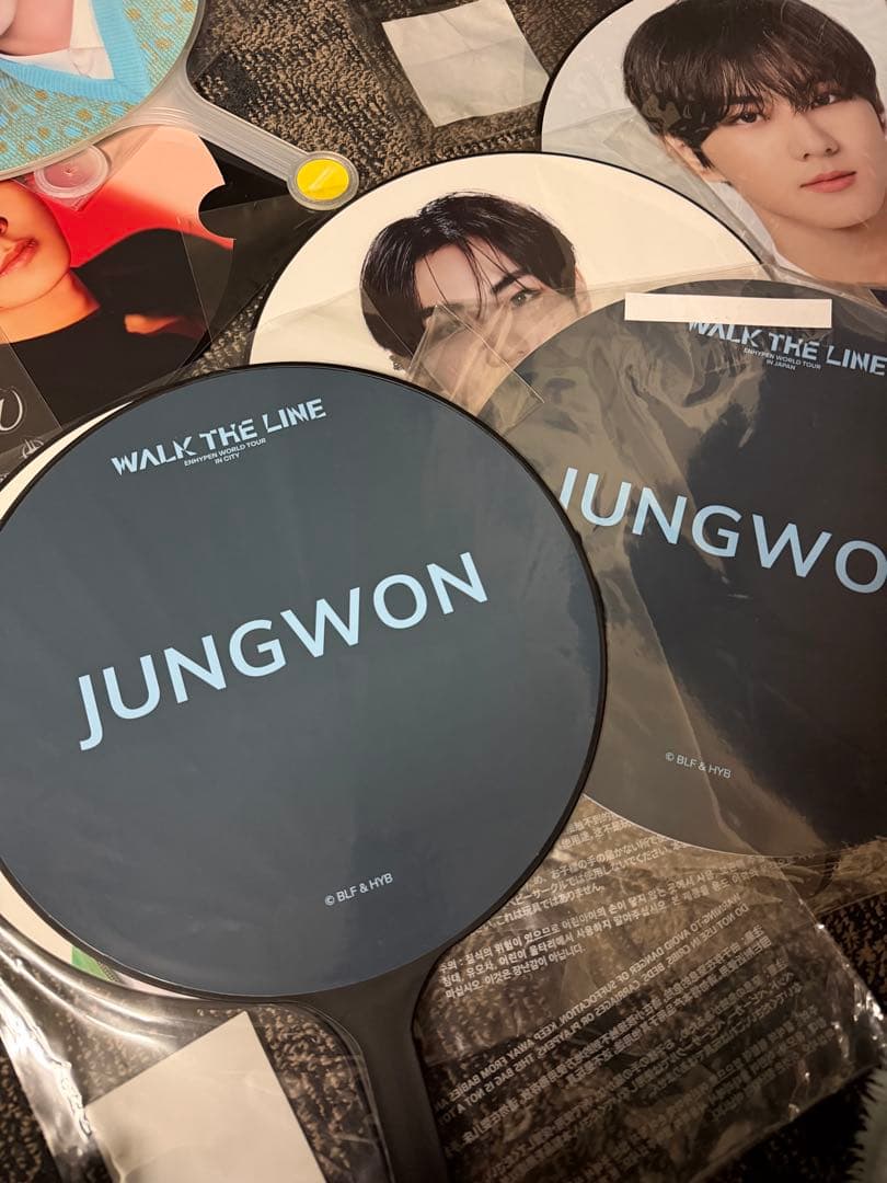 ENHYPENジョンウォン うちわ 11本+デコステッカー修正ステッカーセット