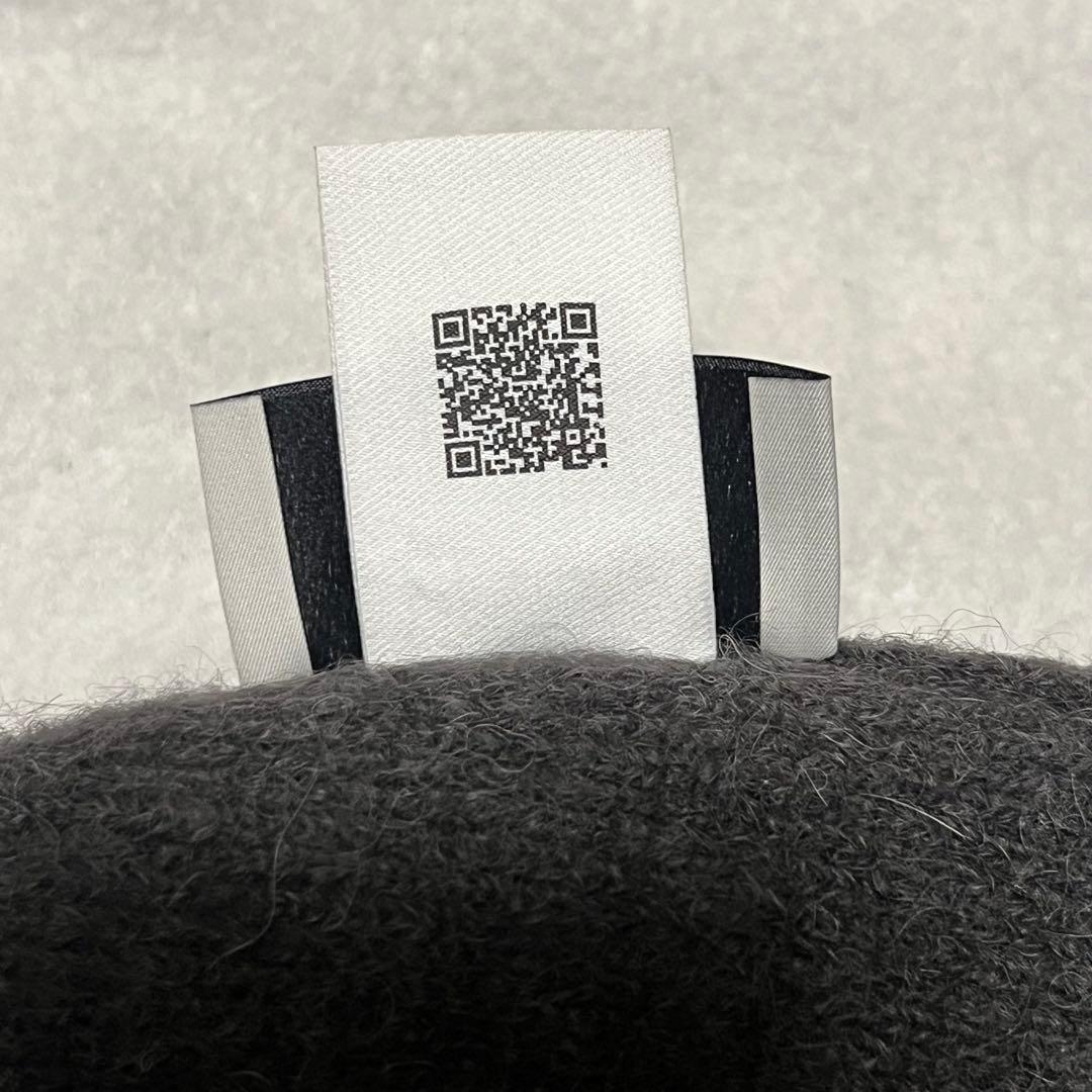 【美品】 AMI PARIS アミパリス ニット帽 ダークグレー