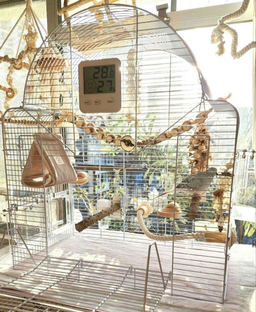 新品 ③ 大型 バードケージ 鳥かご ホワイト インコ 小鳥 ヨーロッパ輸入品