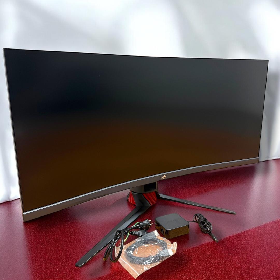 ☆美品 ASUS ROG STRIX XG35VQ 35型湾曲ゲーミングモニター