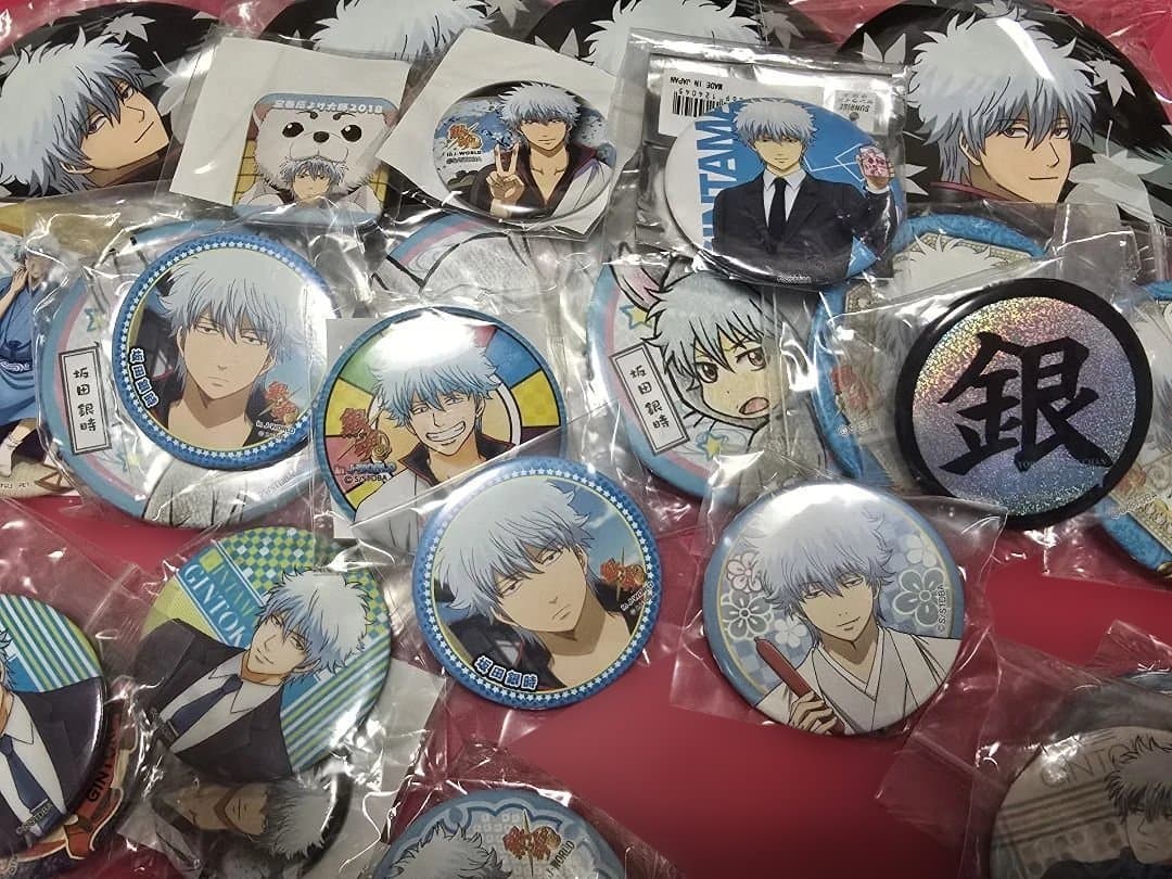 銀魂 銀時 グッズ まとめ売り 缶バッジ