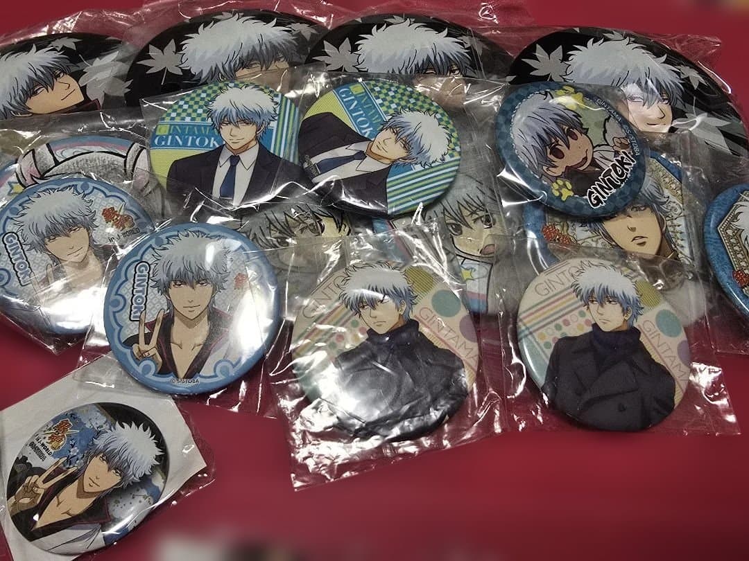 銀魂 銀時 グッズ まとめ売り 缶バッジ