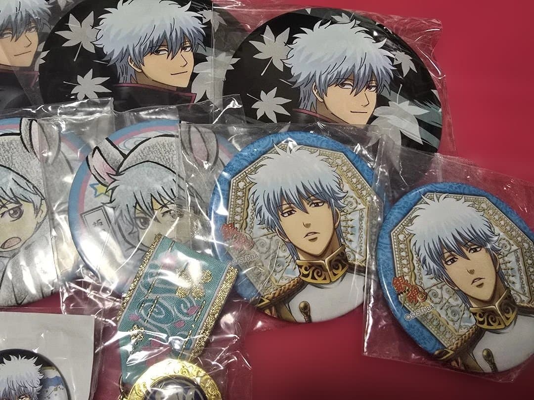 銀魂 銀時 グッズ まとめ売り 缶バッジ