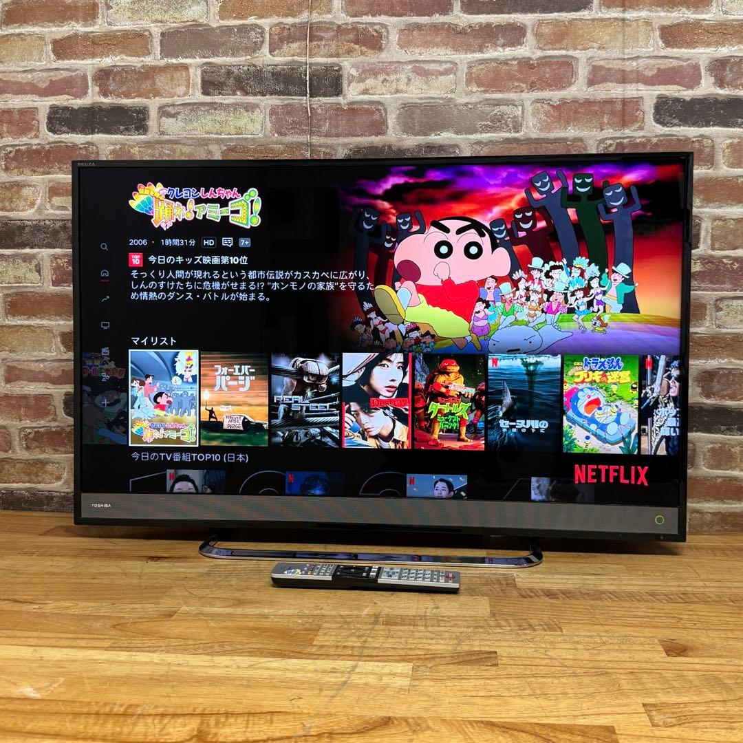 東芝 40V型 4K液晶テレビ REGZA 40M510X W録対応 動画アプリ