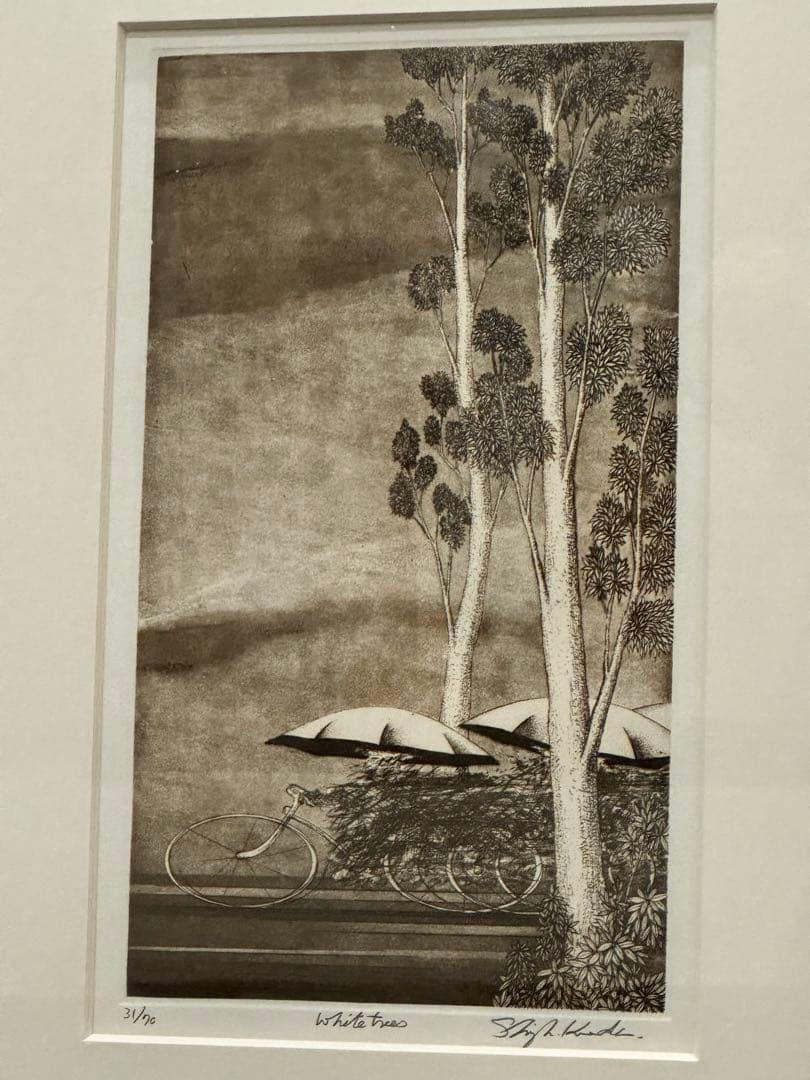 黒田茂樹　エッチング　真作 黒田茂樹 リトグラフ　31/70