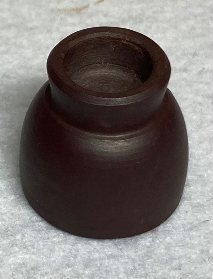 B324h 「萬古焼 茶器」春峰造　共箱　ミニチュア　一揃い　茶道具